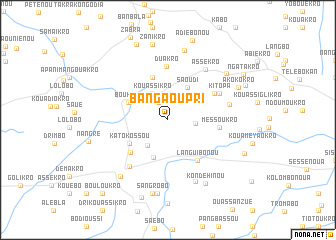 map of Bangaoupri