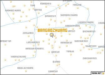 map of Bangaozhuang