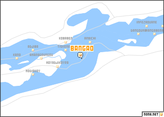 map of Bangao