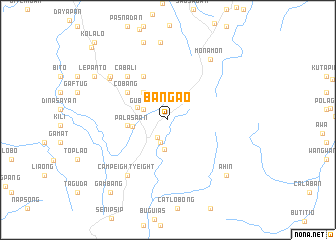 map of Bangao