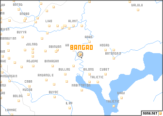 map of Bangao