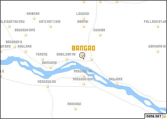 map of Bangao