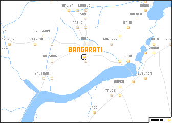 map of Bangarati
