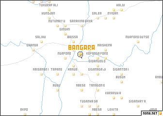 map of Bangara