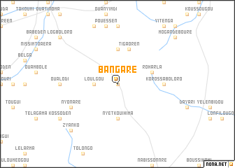 map of Bangaré