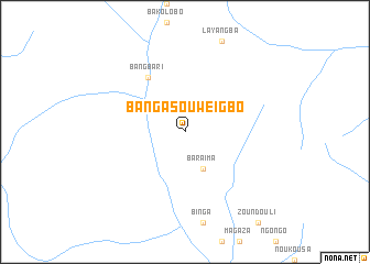 map of Bangasou Wéïgbo