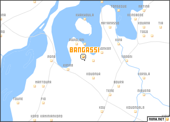 map of Bangassi