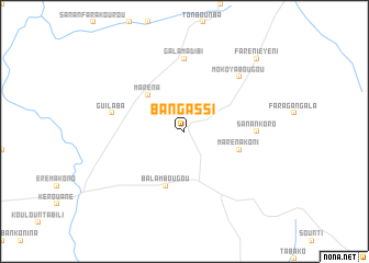 map of Bangassi