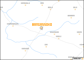 map of Bangassoko