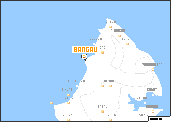 map of Bangau