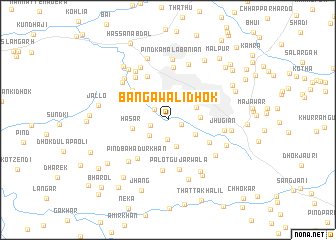 map of Bangāwāli Dhok