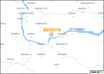 map of Bangaya
