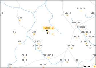 map of Banga