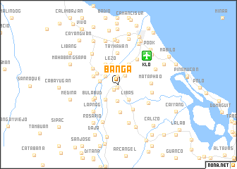 map of Banga