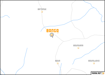 map of Banga