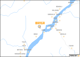 map of Banga