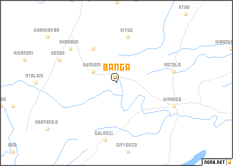 Banga (Kenya) map - nona.net