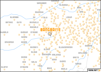 map of Bangbaiye