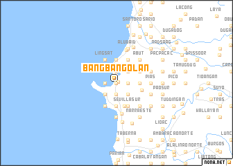 map of Bangbangolan