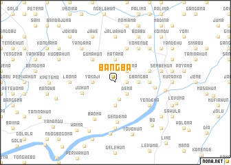 map of Bangba