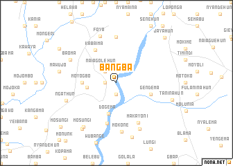 map of Bangba