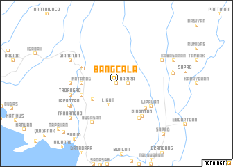 map of Bangcala