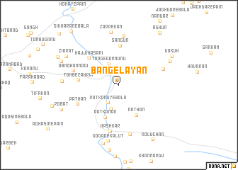 map of Bangelāyān