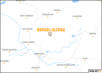 map of Bangeliuzhou