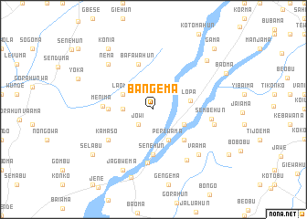 map of Bangema