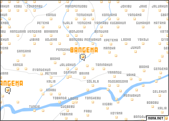 map of Bangema