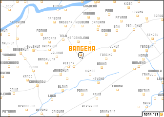 map of Bangema