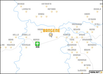 map of Bangené