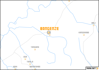 map of Bangenze