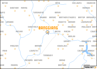 map of Bang Giang