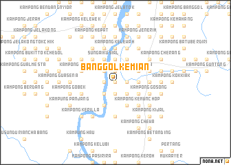 map of Banggol Kemian