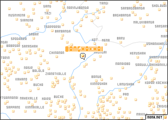 map of Banghākhai