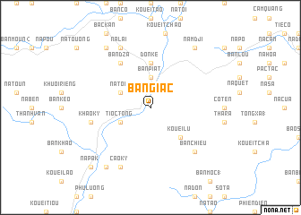 map of Bản Giac