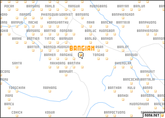 map of Bản Giăm