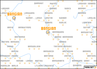 map of Bản Giân