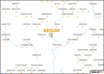 map of Bản Giap