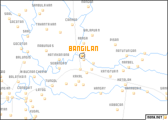 map of Bangilan