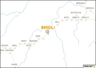 map of Bangili