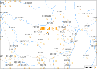 map of Bangitan