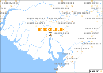 map of Bangkalalak