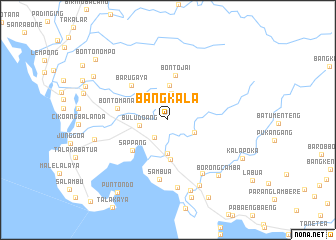 map of Bangkala