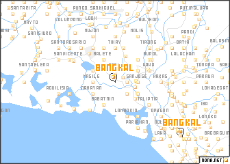 map of Bangkal