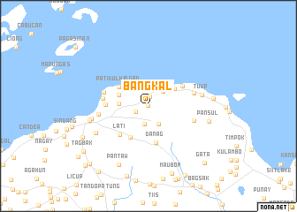 map of Bangkal