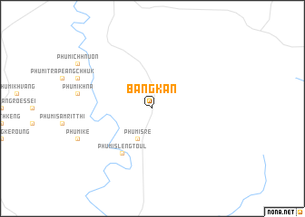 map of Bângkân