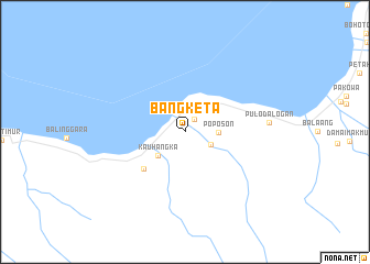 map of Bangketa