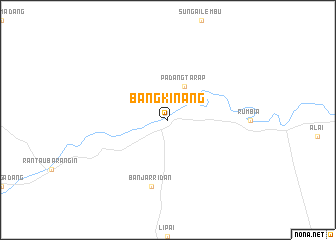 map of Bangkinang